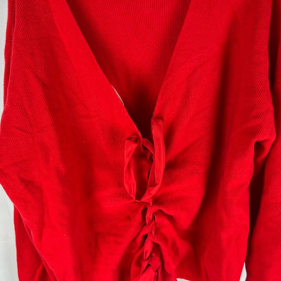 maison Jules lace up back sweater - Picture 7 of 10